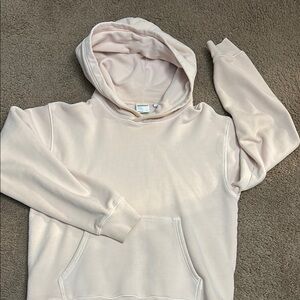 Aritizia TNA cozy fleece perfect fit hoodie- oracle pink